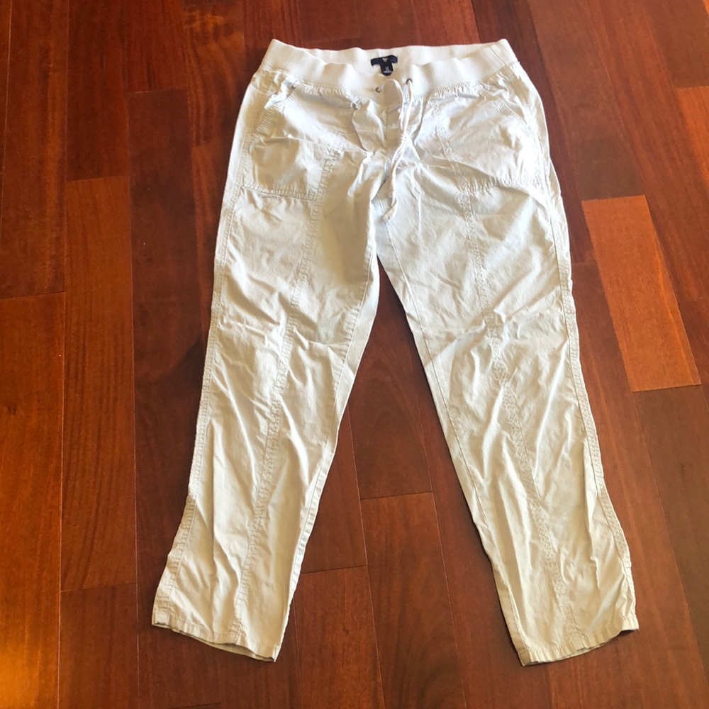 Gap Cropped Pants Drawstring Size Small Capris - image 5